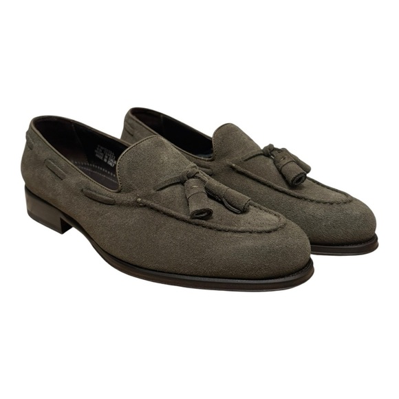 Suitsupply Mens Suede Leather Tassel Loafers Size US 8 UK 7 EU 41 - Picture 1 of 11
